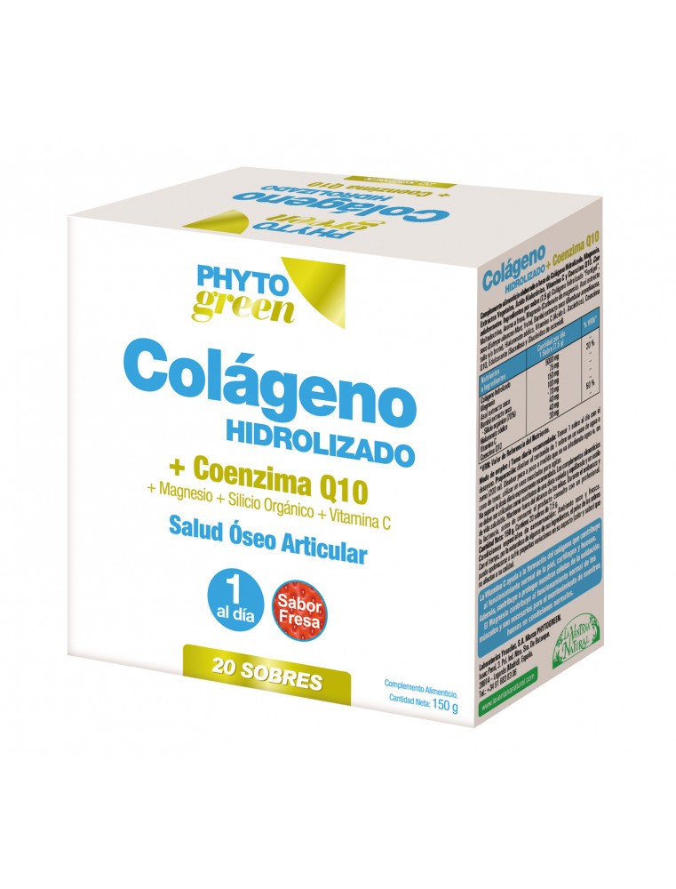 Colágeno + coenzima q10. phytogreen envases con 20 sobres. | La Ventana  Natural