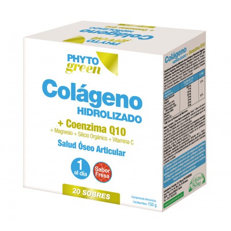 Colágeno + coenzima q10. phytogreen envases con 20 sobres. | La Ventana  Natural